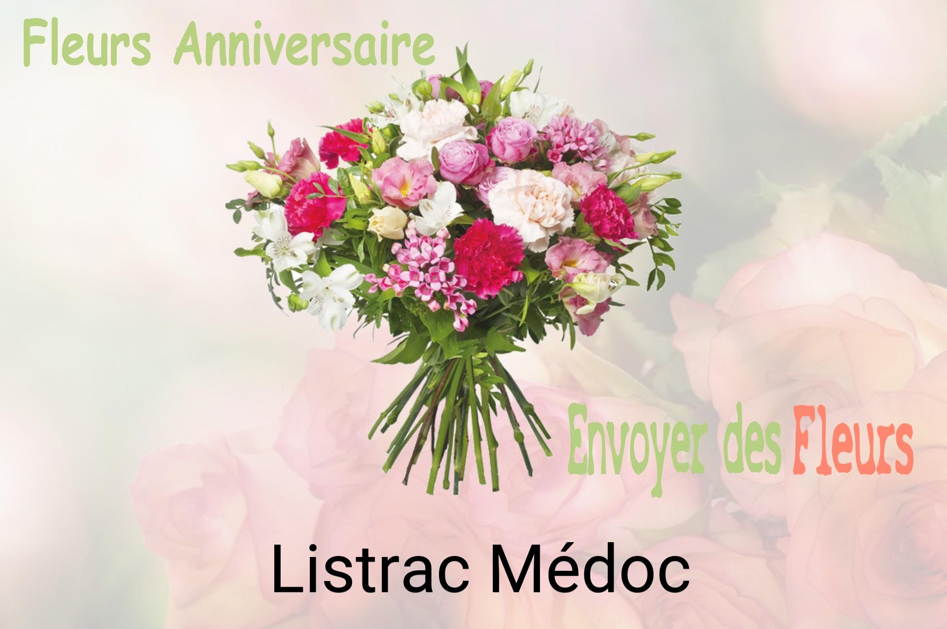 Bouquet de fleurs d’anniversaire livré à Listrac-Médoc