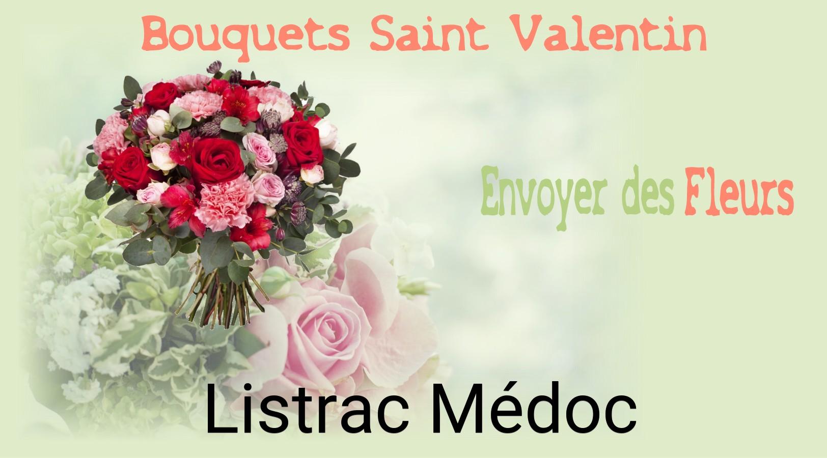 Roses de Saint-Valentin livrées à Listrac-Médoc